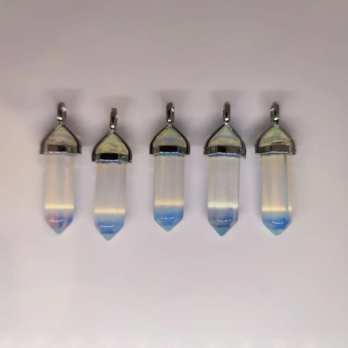 Opalite Crystal Point Pendant