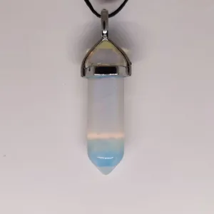 Opalite Crystal Point Pendant