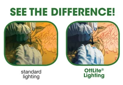OttLite® Floor Lamp With 24W Energy Efficient Bulb