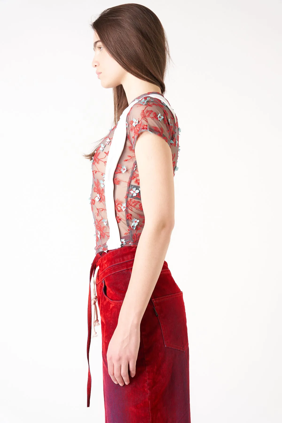 OTTOLINGER | LACE CONTRAST TEE