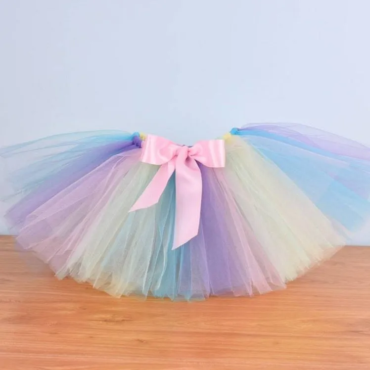 Pastel rainbow tutu