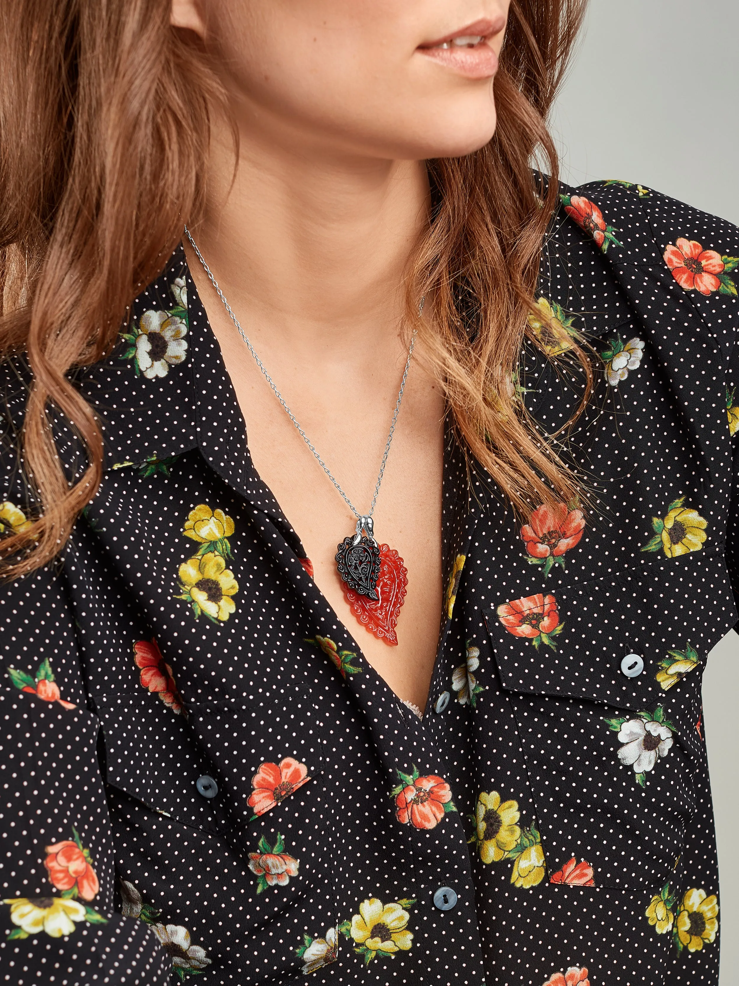 Pendant INDIA small Black Onyx