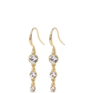 Pilgrim Lucia Gold Drop Earrings