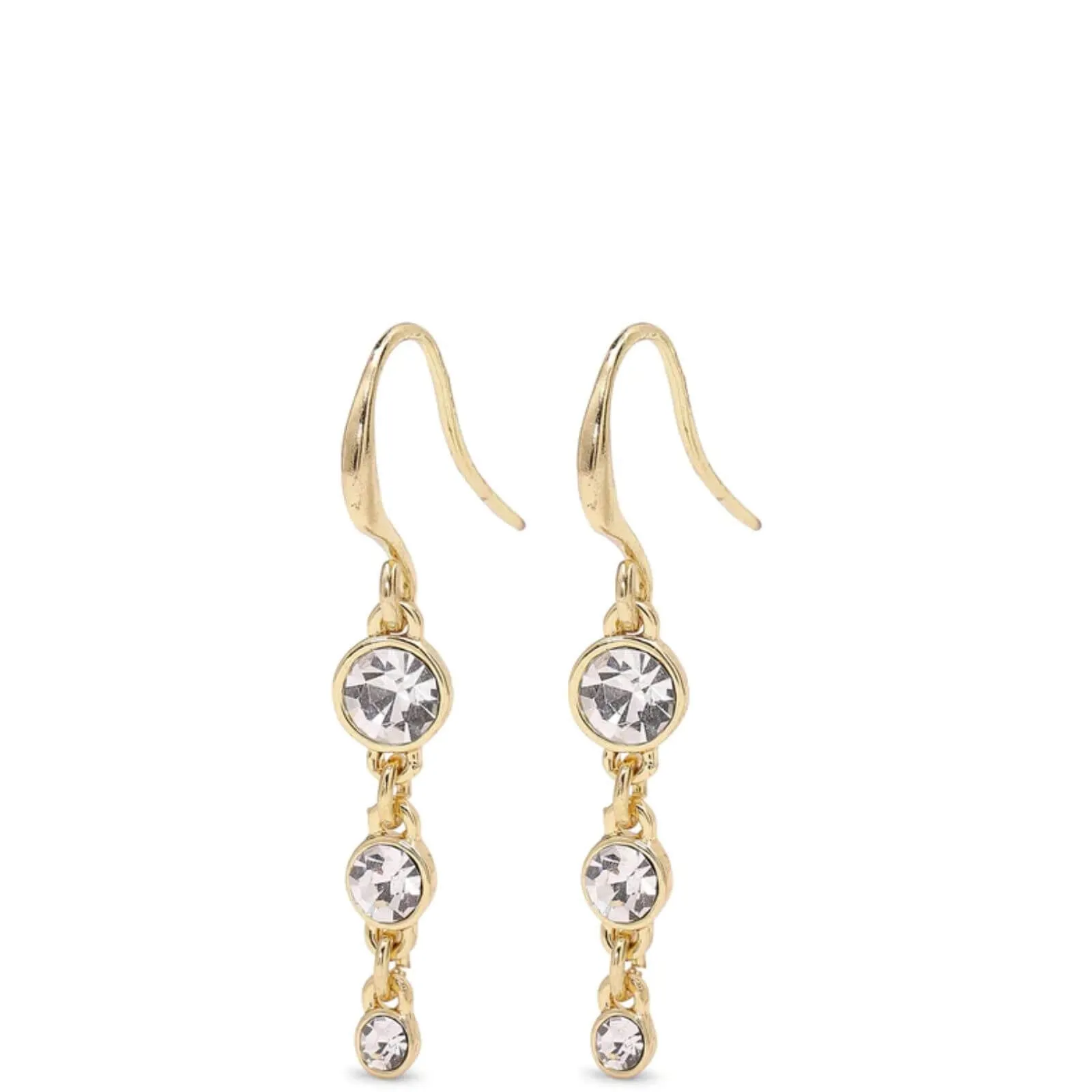 Pilgrim Lucia Gold Drop Earrings