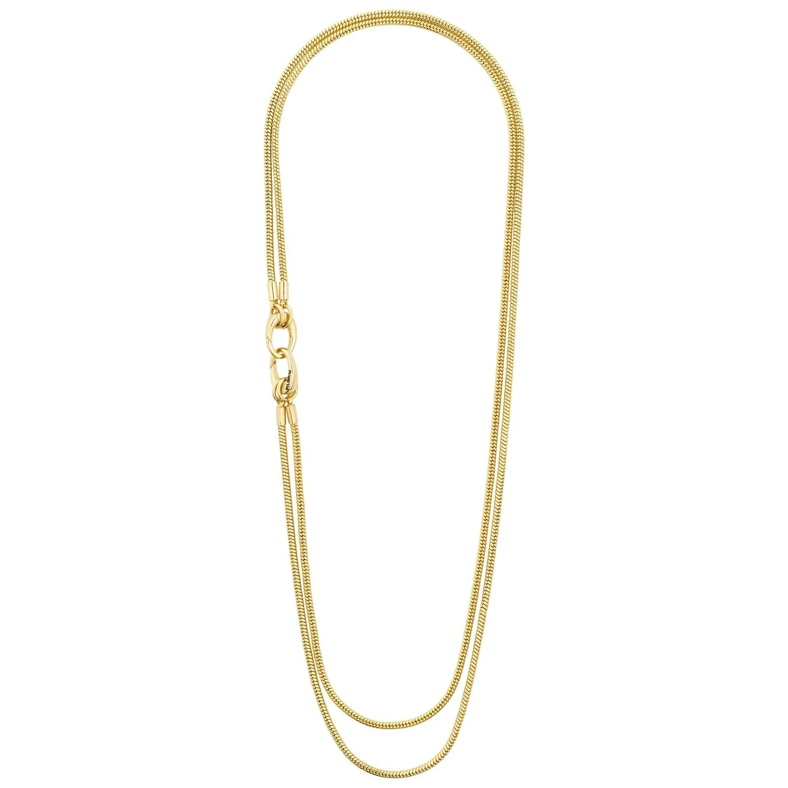 Pilgrim Solidarity Gold Snake Chain Necklace