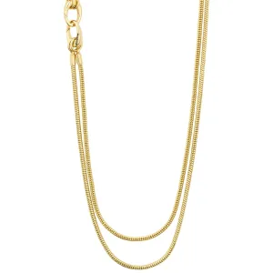 Pilgrim Solidarity Gold Snake Chain Necklace