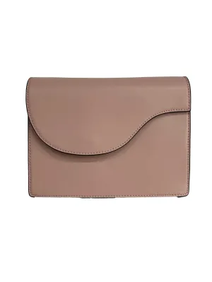 Pink Angular Flap Shoulder Bag