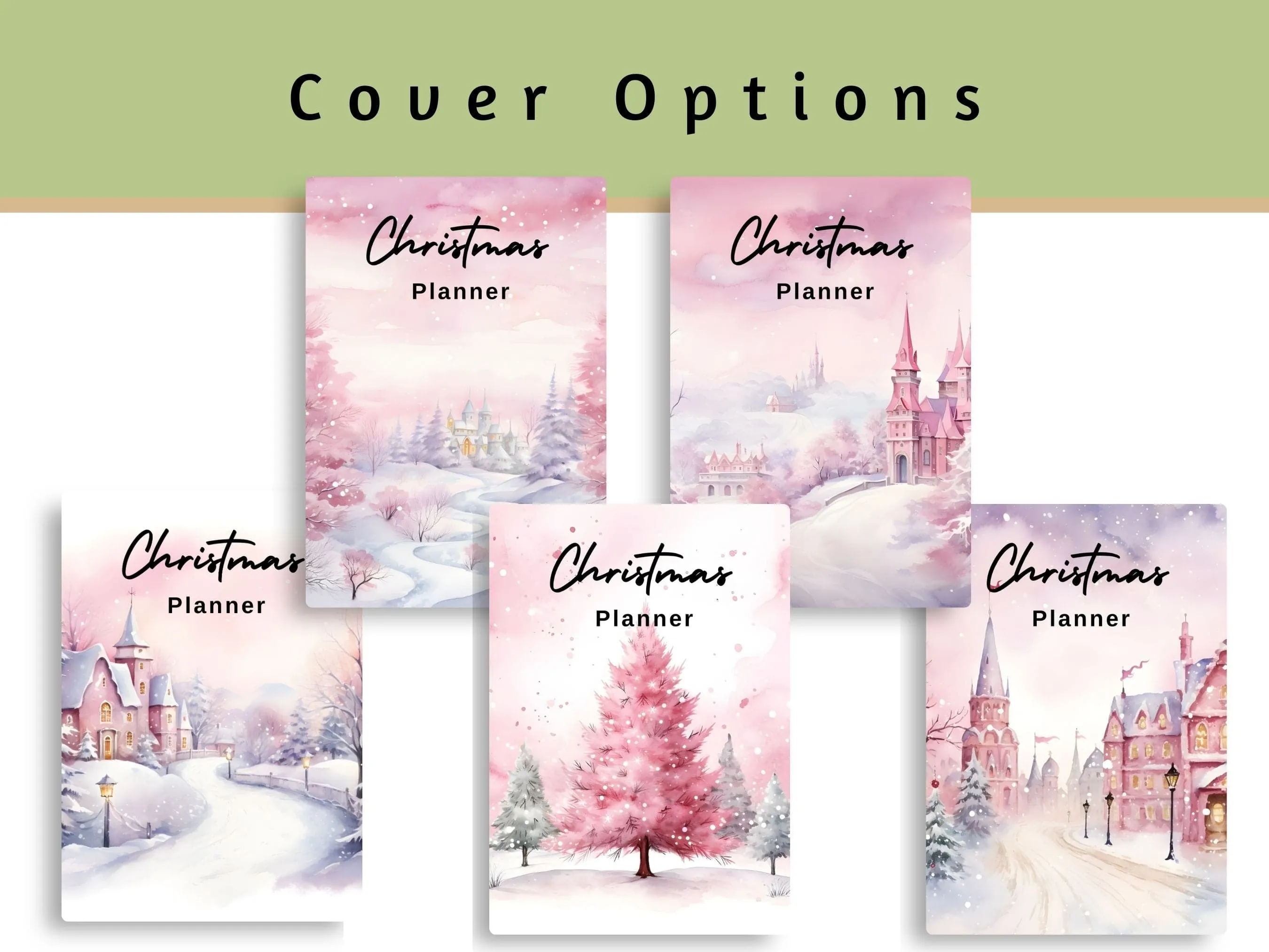 Pink Christmas Planner