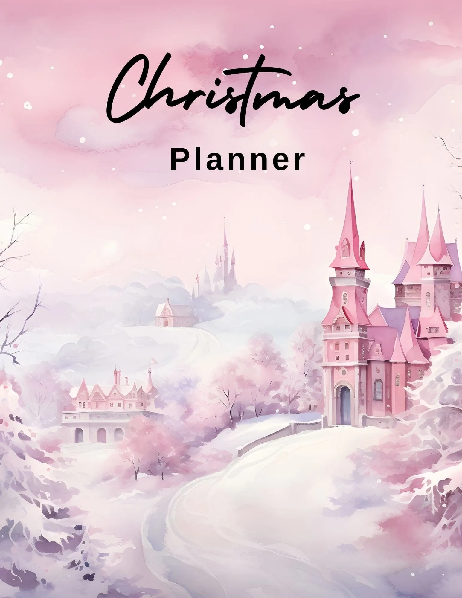 Pink Christmas Planner