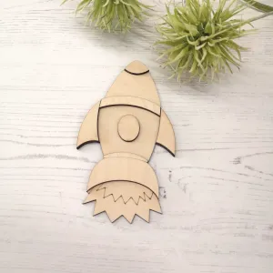 Plywood Layered Shape Kit - Rocket
