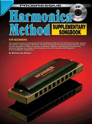 Progressive Harmonica Method Supplementary Songbook Book/CD