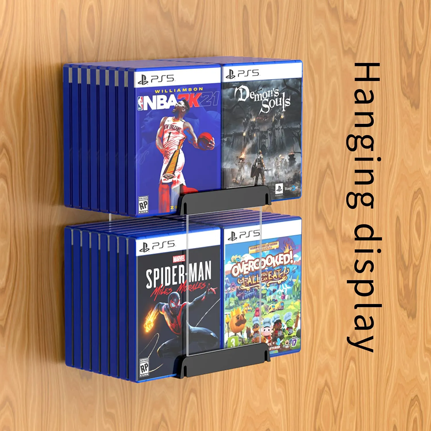 PS4/PS5/Xbox/Switch Game Disc Wall Mounted Storage Rack DSP-822