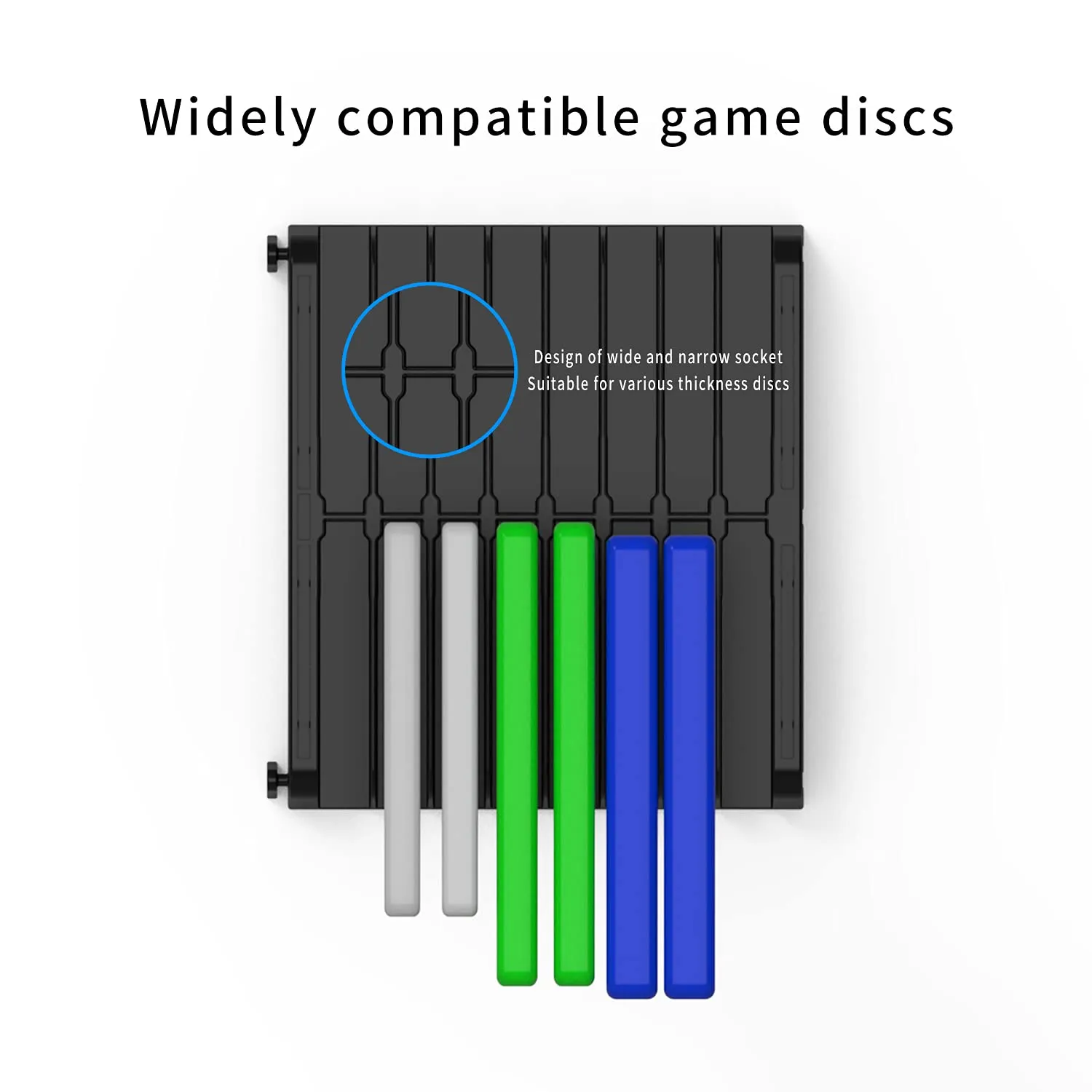 PS4/PS5/Xbox/Switch Game Disc Wall Mounted Storage Rack DSP-822