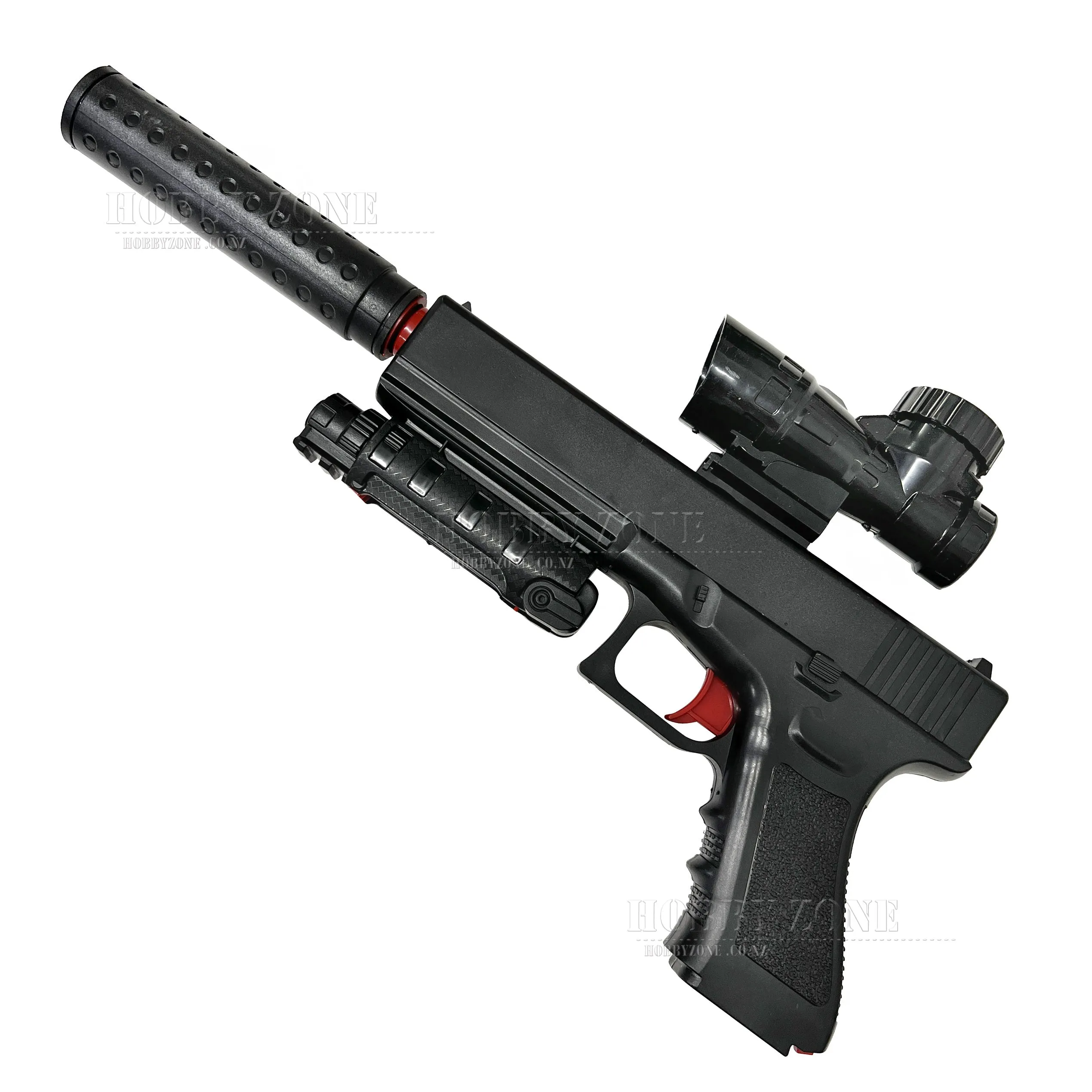 "Dwarf Mulberries" LJ Glock Black Gel Ball Blaster [ID Check R18   Requires Any One Membership: Airsoft, Paintball, or NZDA]