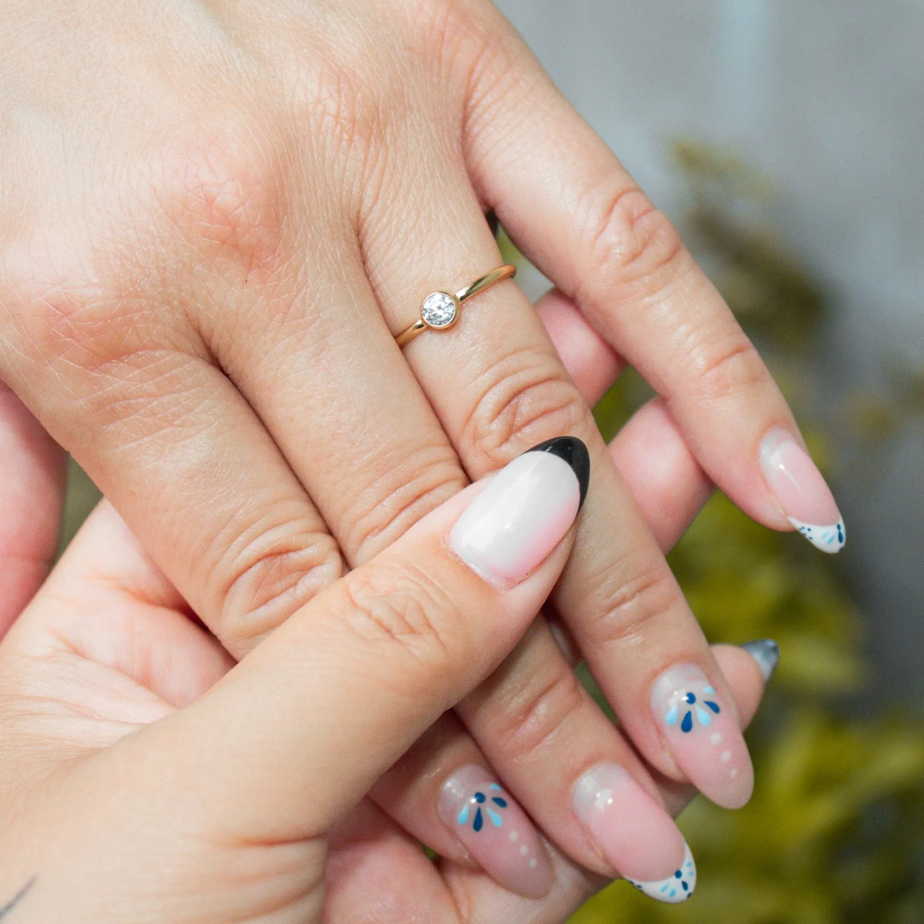 "If It Costs My Peace, It's Too Expensive" Round CZ Ring
