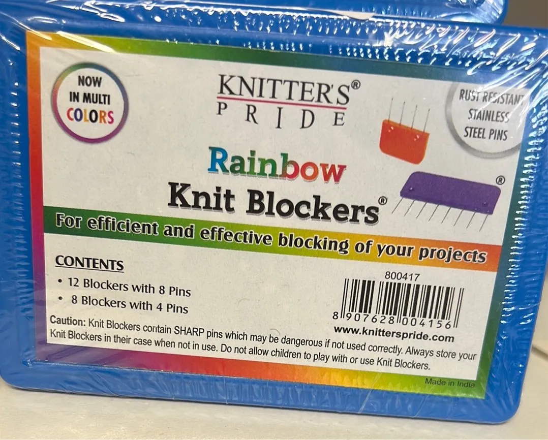 Rainbow Knit Blockers