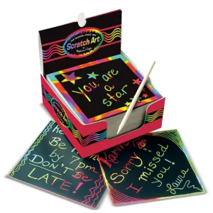 Rainbow Mini Scratch Art Notes