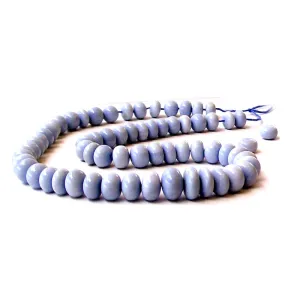 Rare Owyhee Blue Opal Oregon rondelle 6-7mm hand-cut stone - 7 beads
