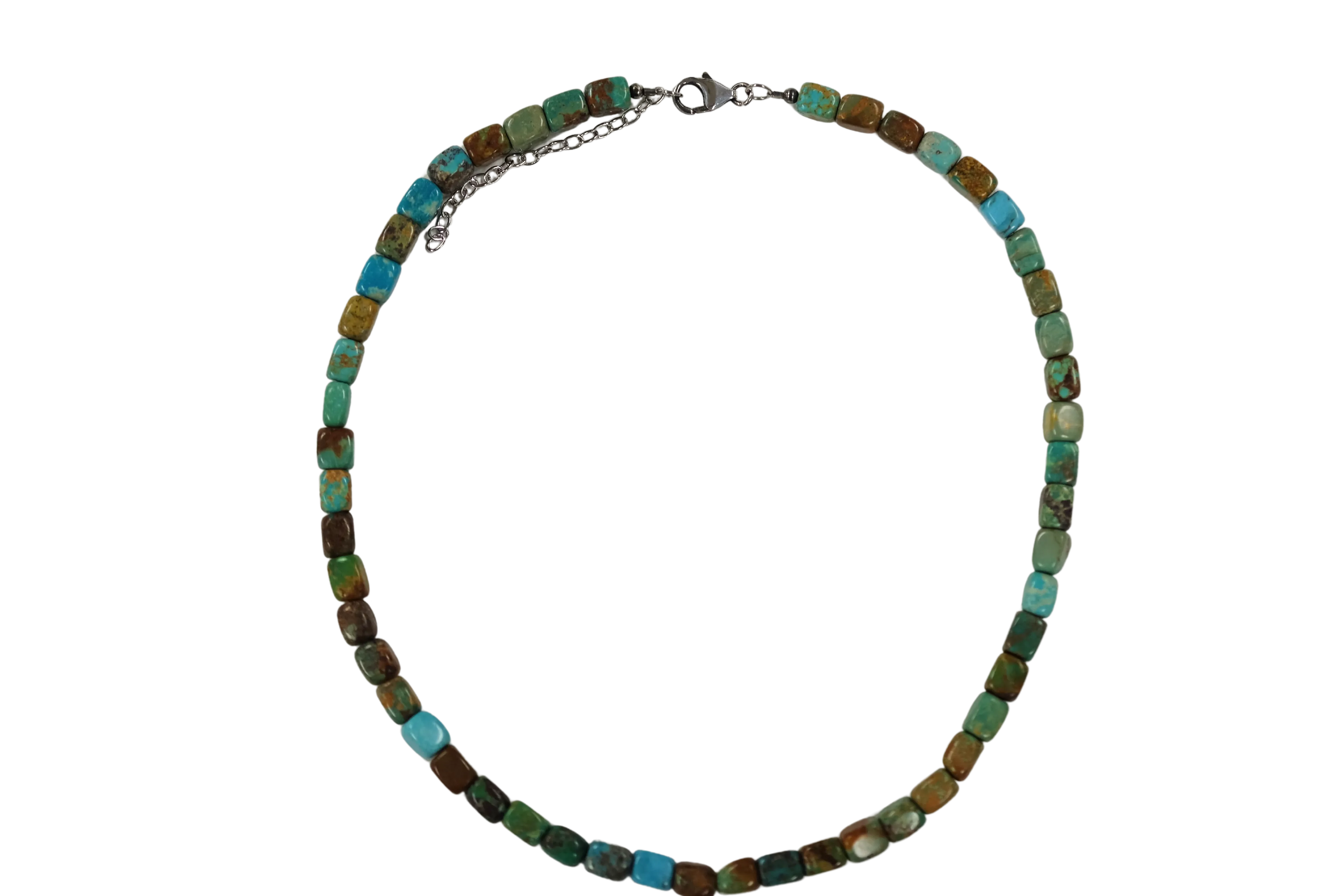 Rectangle Turquoise 6mm beads