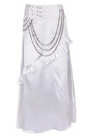 Roux White Layered Skirt