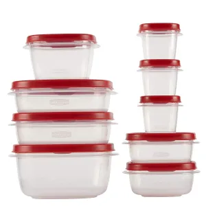 Rubbermaid Easy Find Lids Food Storage Container, 18-Piece Set