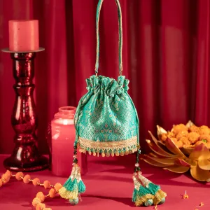 Sage Green Noor Potli Bag