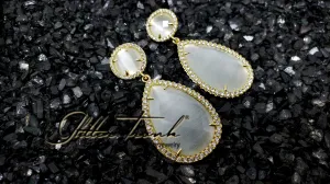 Samantha CZ Drop Earrings