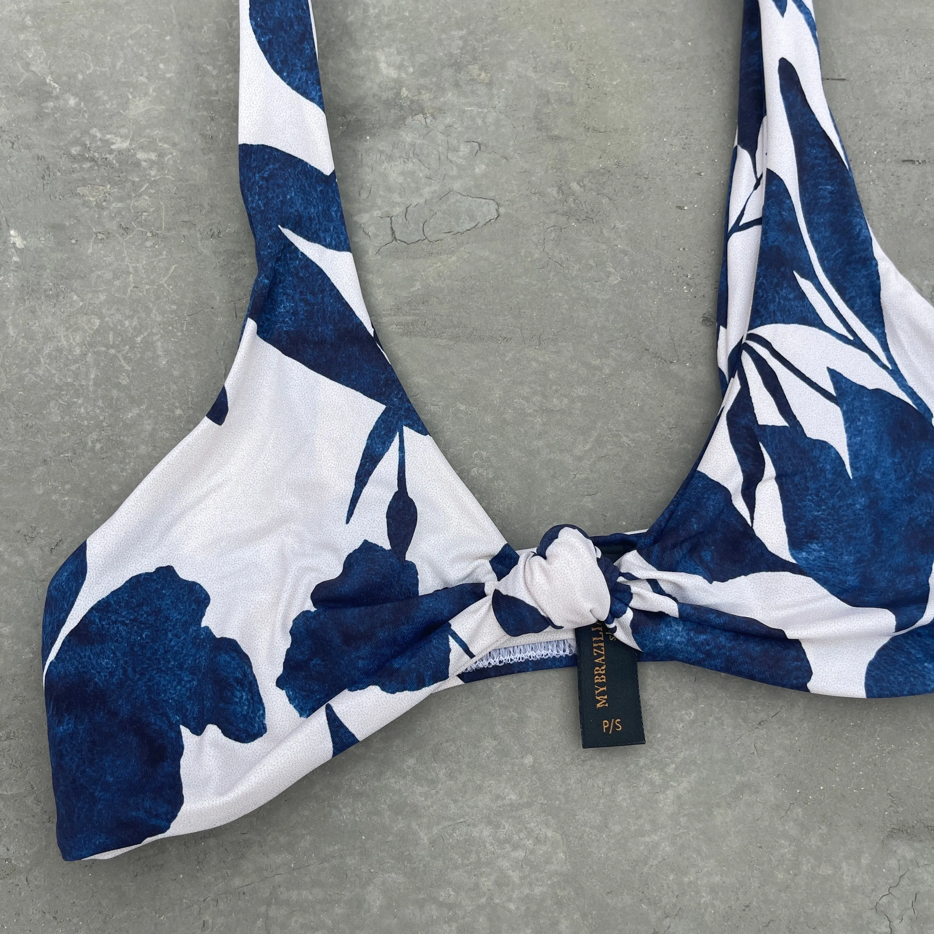 Sapphire Bloom Cassia Bikini Top