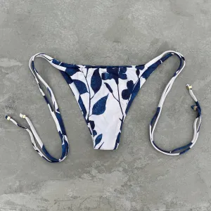 Sapphire Bloom Seamless Side Tie Bottom