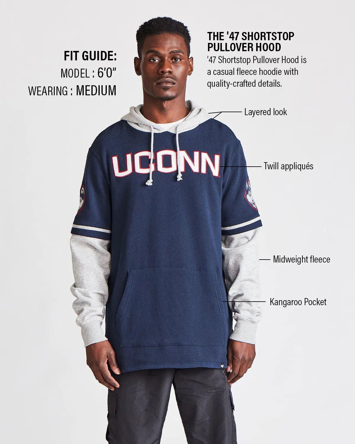SEATTLE MARINERS COOPERSTOWN TRIFECTA '47 SHORTSTOP PULLOVER