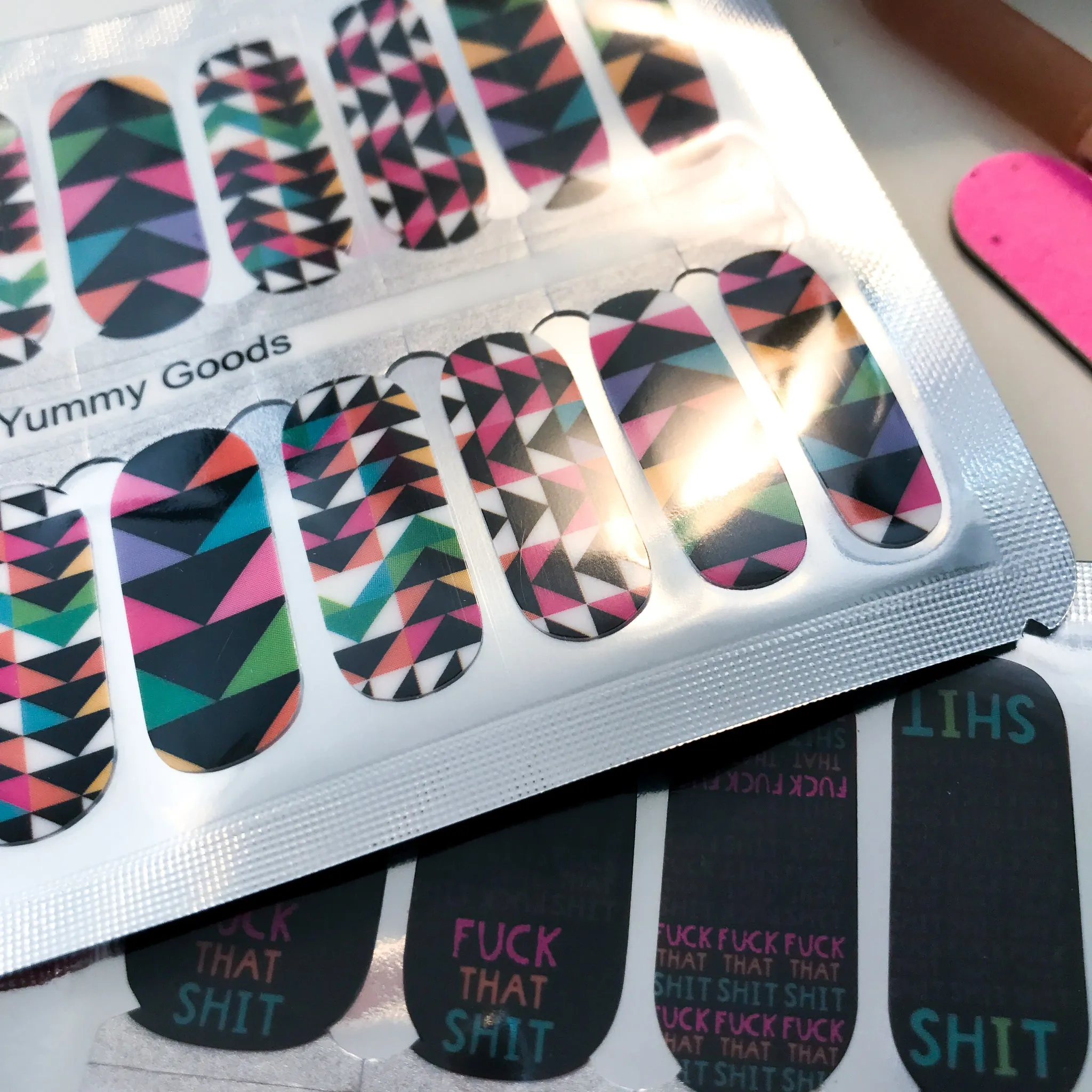 SECRET SWEARS - yummygoods exclusive! nail wraps