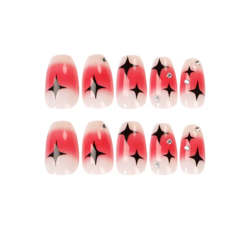 Short coffin Black Red Star hot