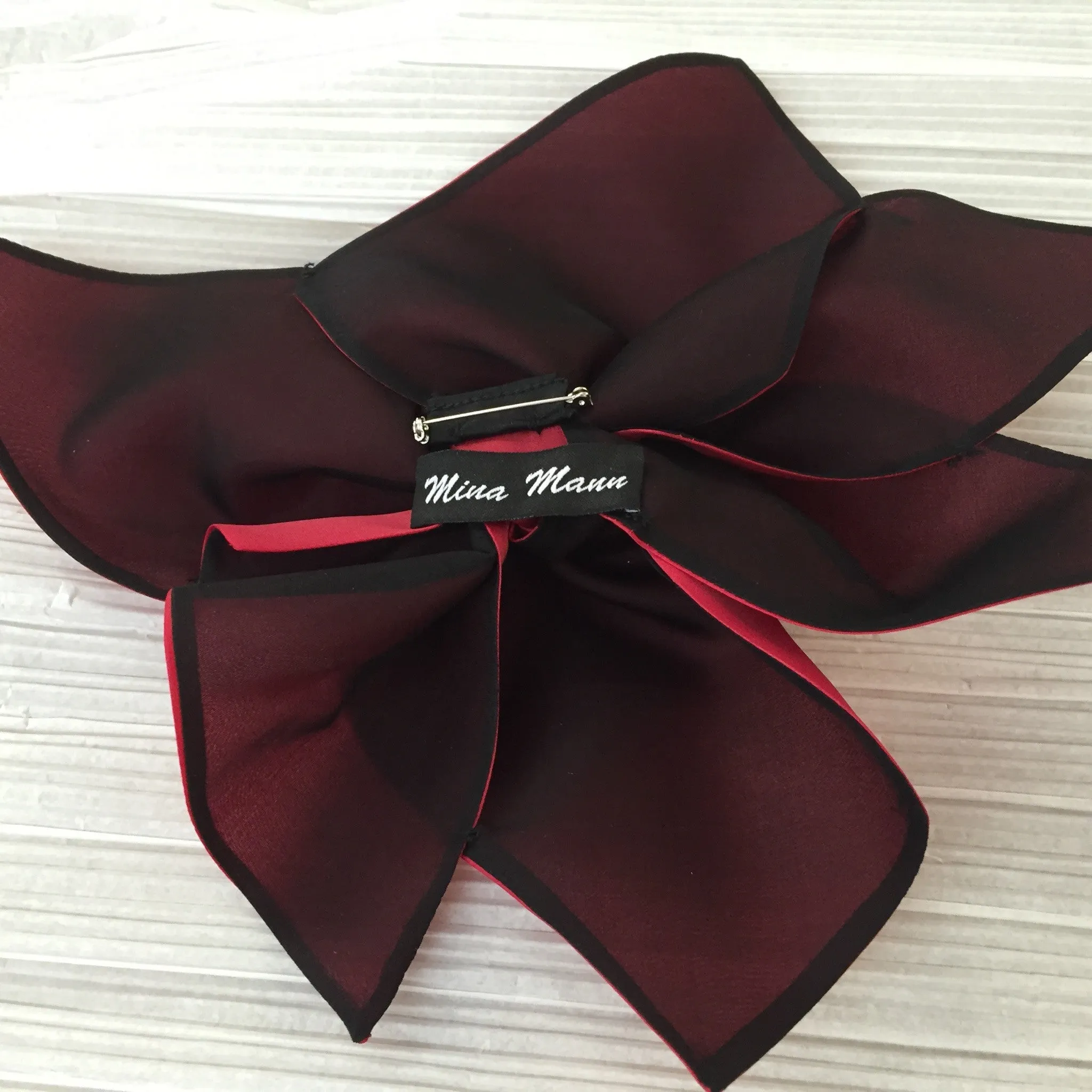 Silk Flower Pin