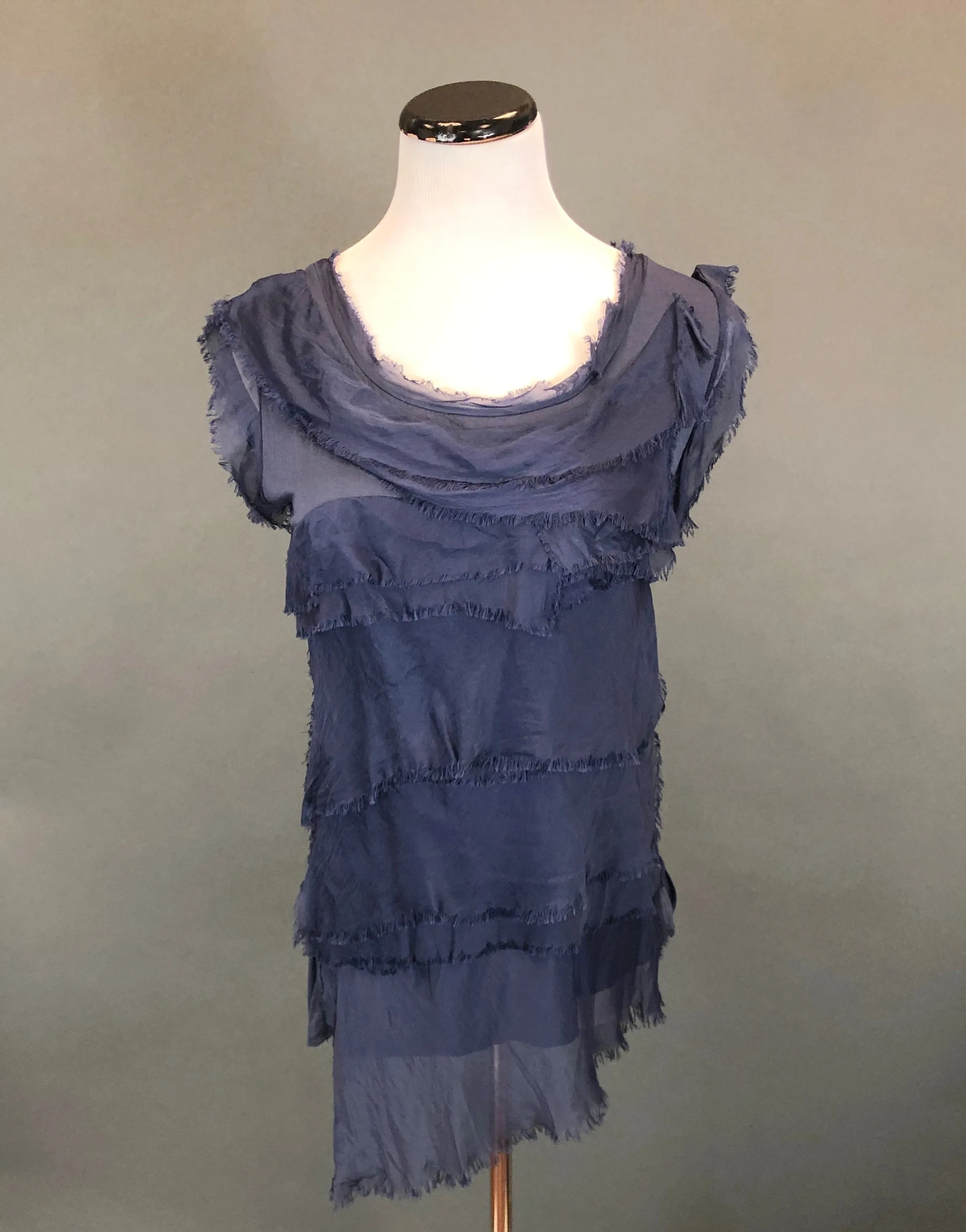 Silk Layered Top (Multiple Colors)