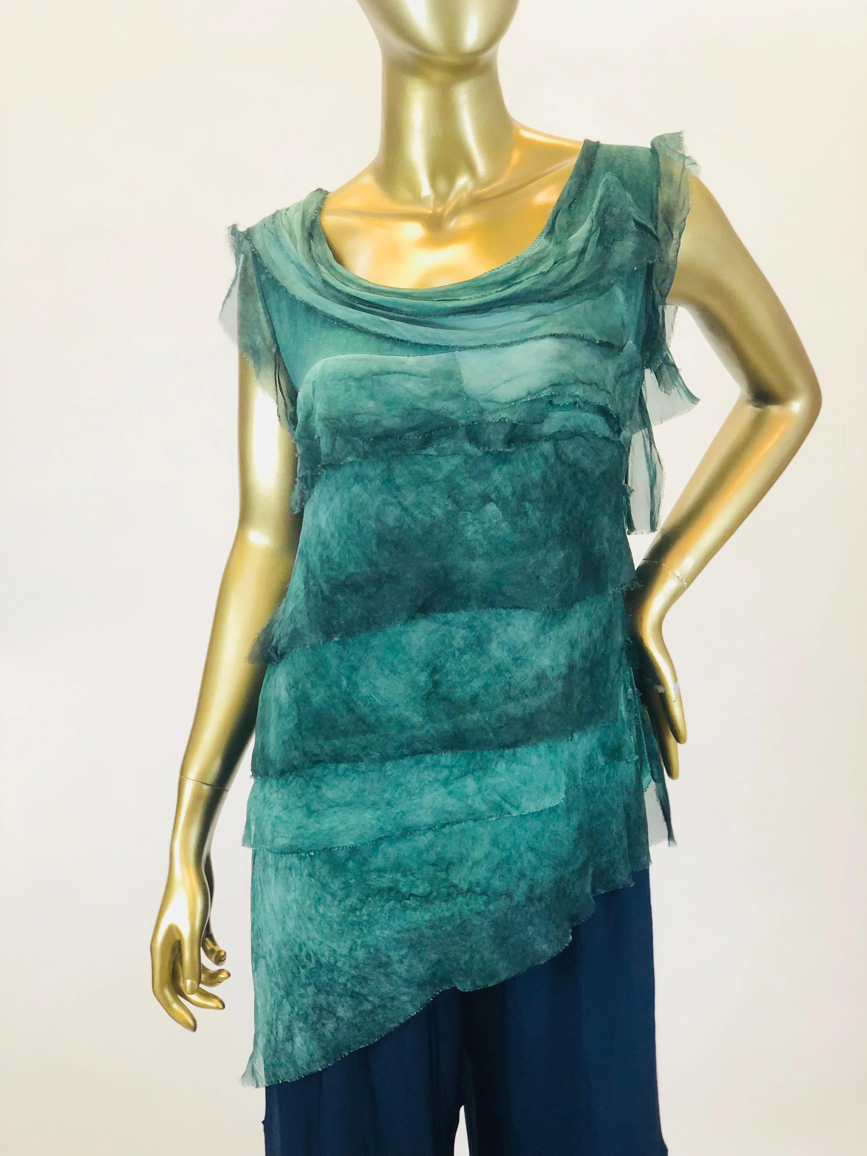 Silk Layered Top (Multiple Colors)