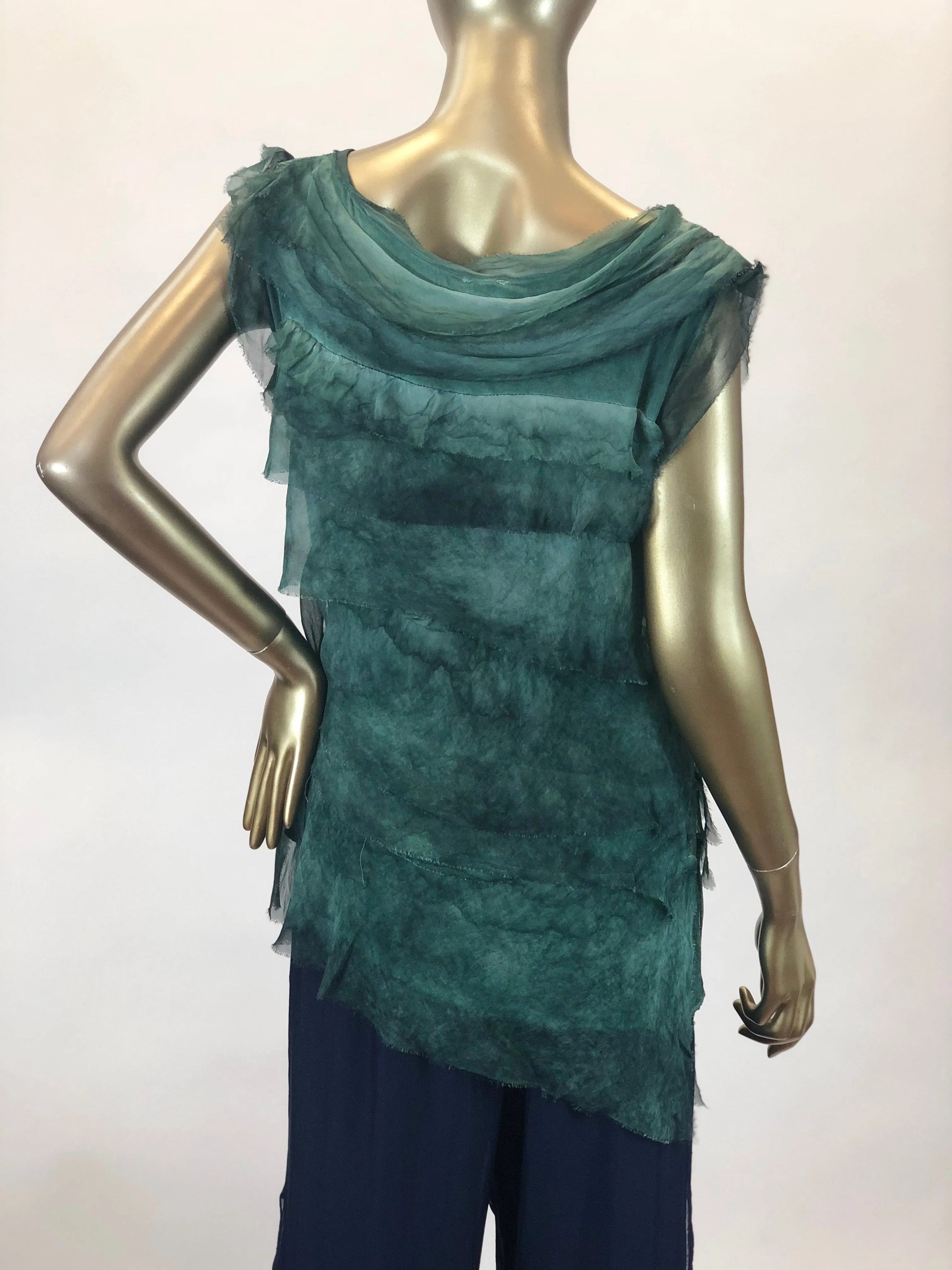 Silk Layered Top (Multiple Colors)