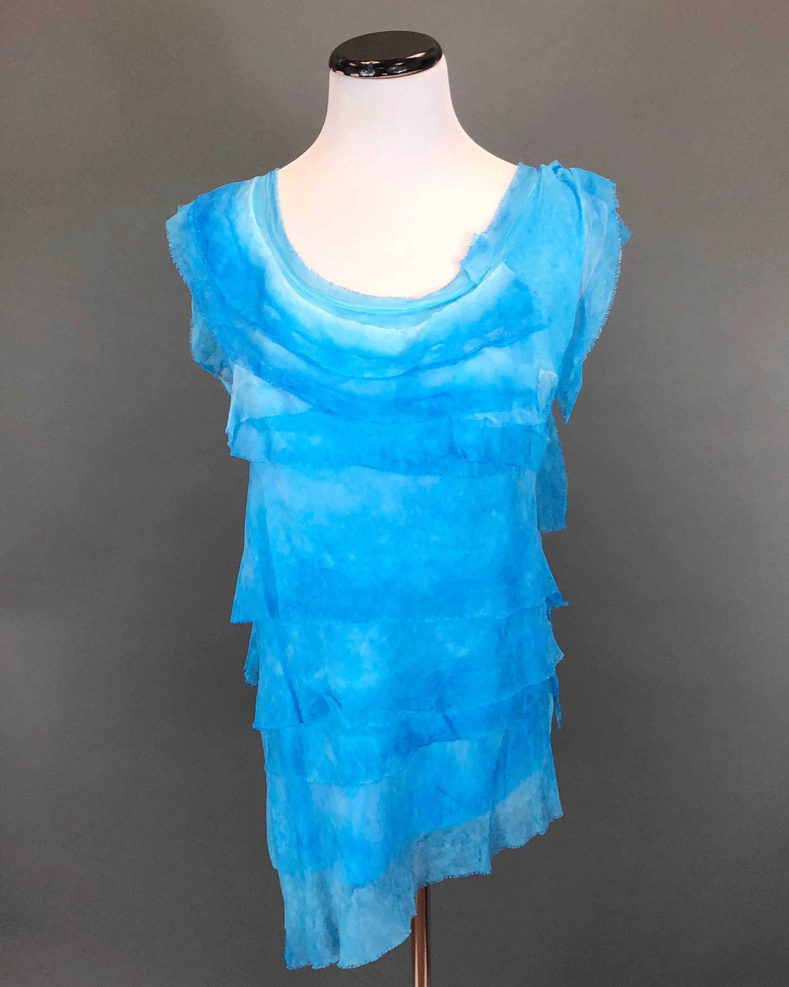 Silk Layered Top (Multiple Colors)