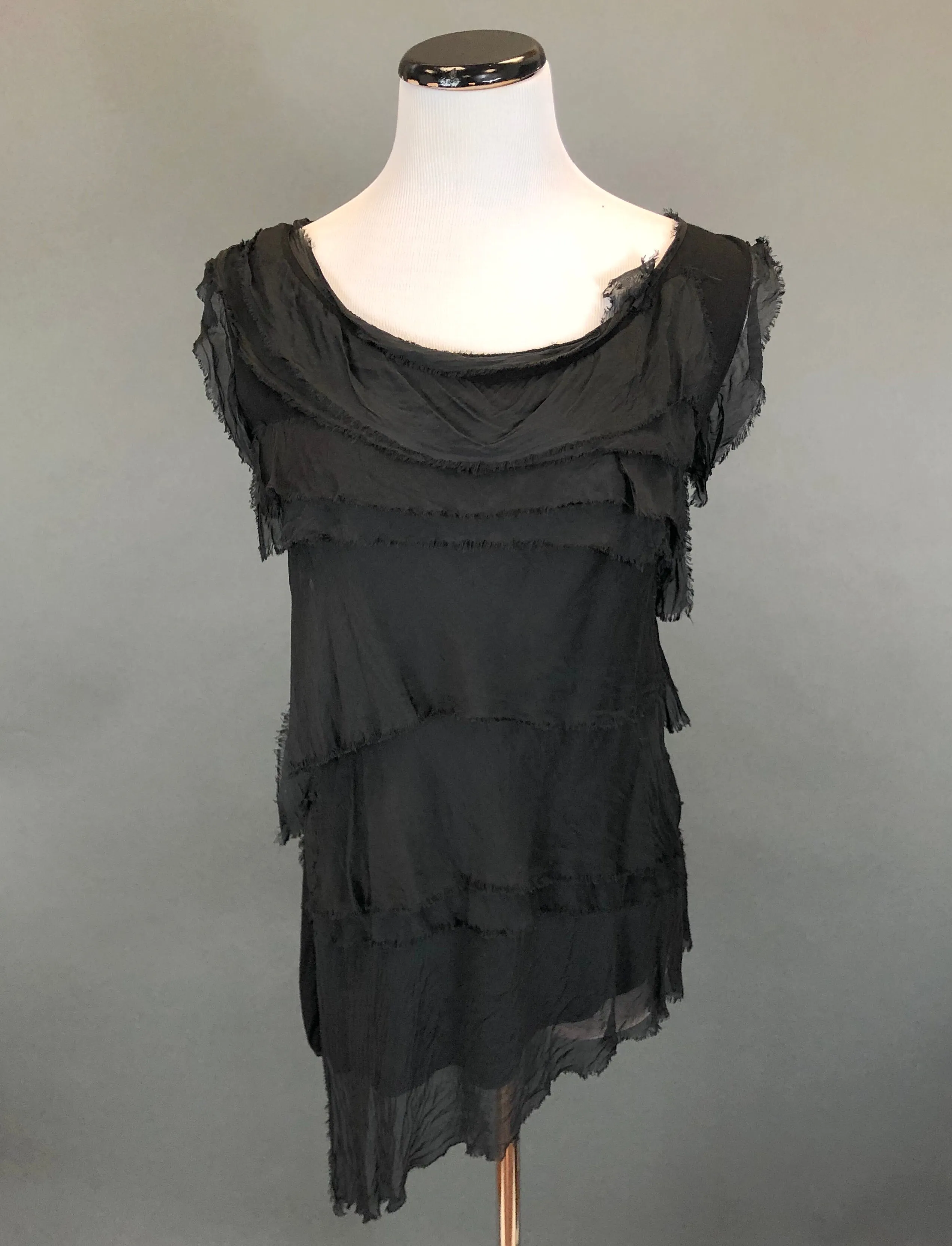 Silk Layered Top (Multiple Colors)