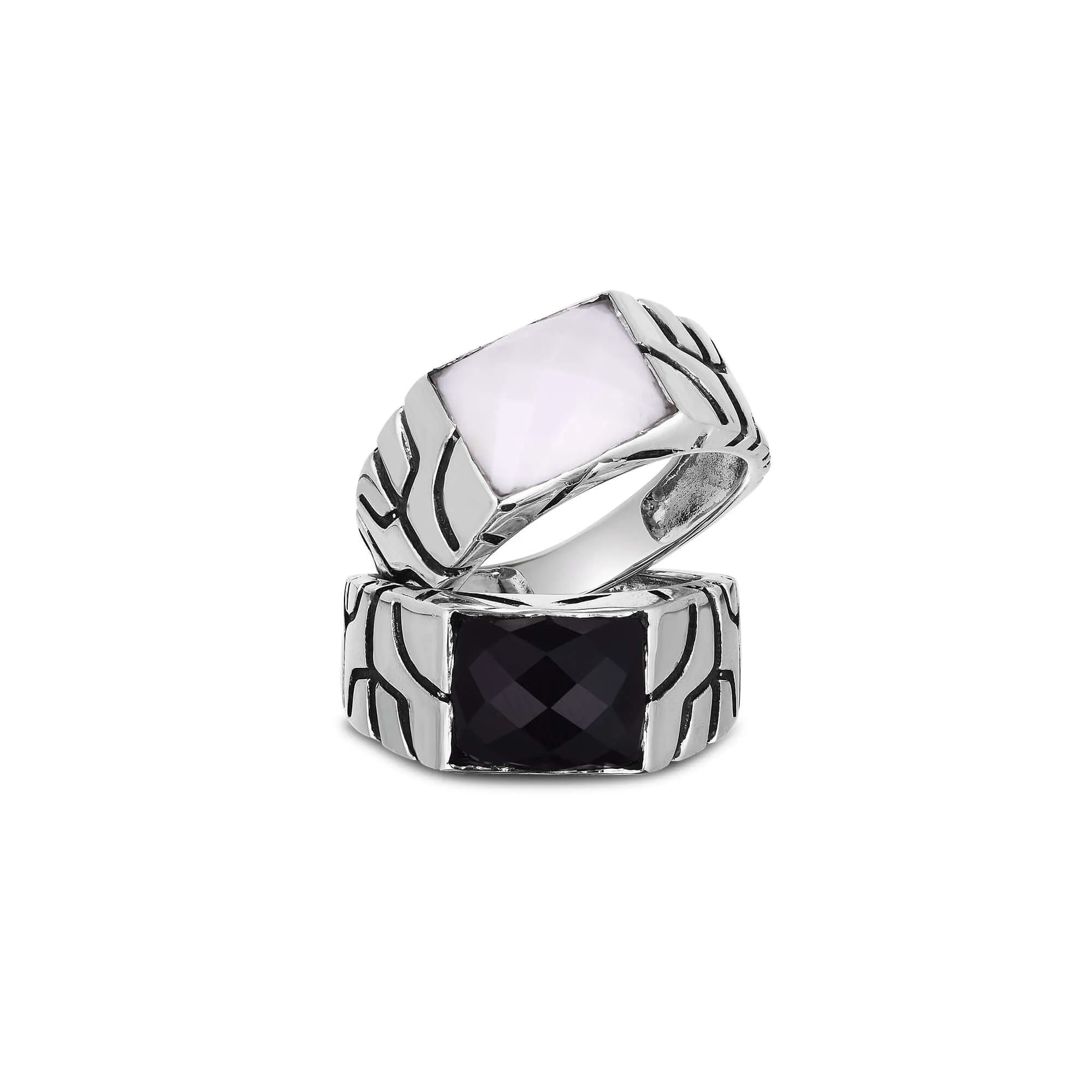 Silver Engraved Champion Ring