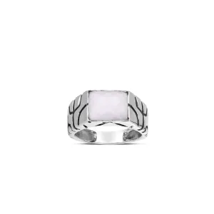 Silver Engraved Champion Ring