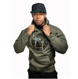 Six One 3 Benchmark Premium Hoodie Army Green Heather