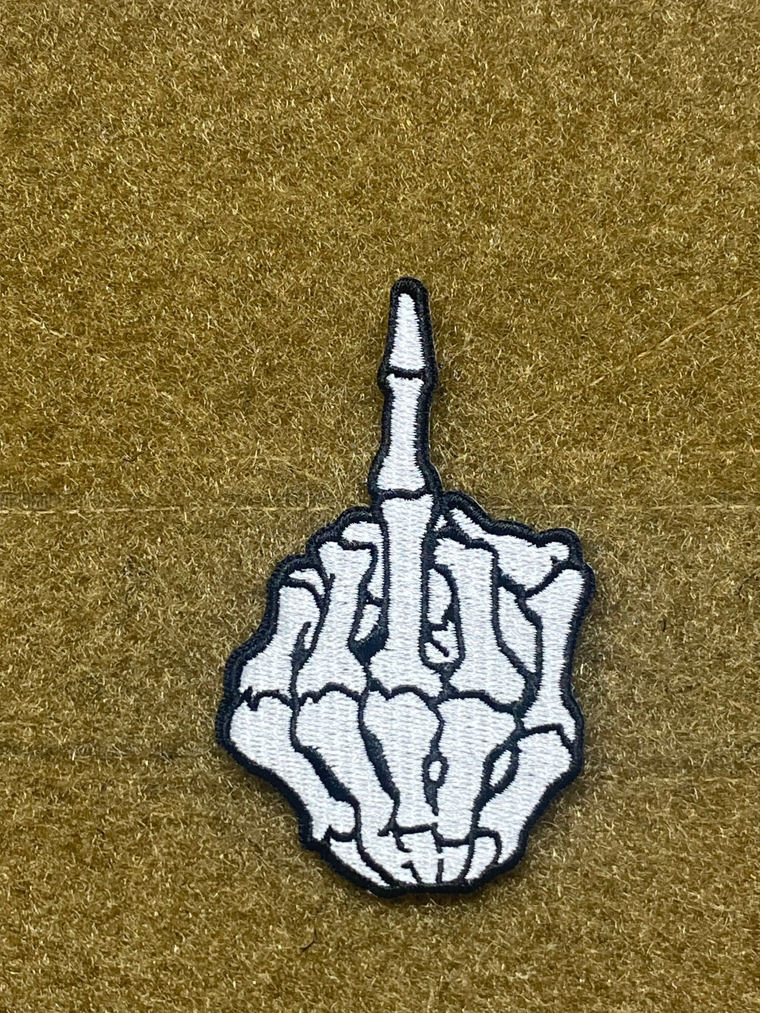 Skeleton Finger Morale Patch