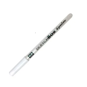 SketchBox Signature White Gel Pen 0.8