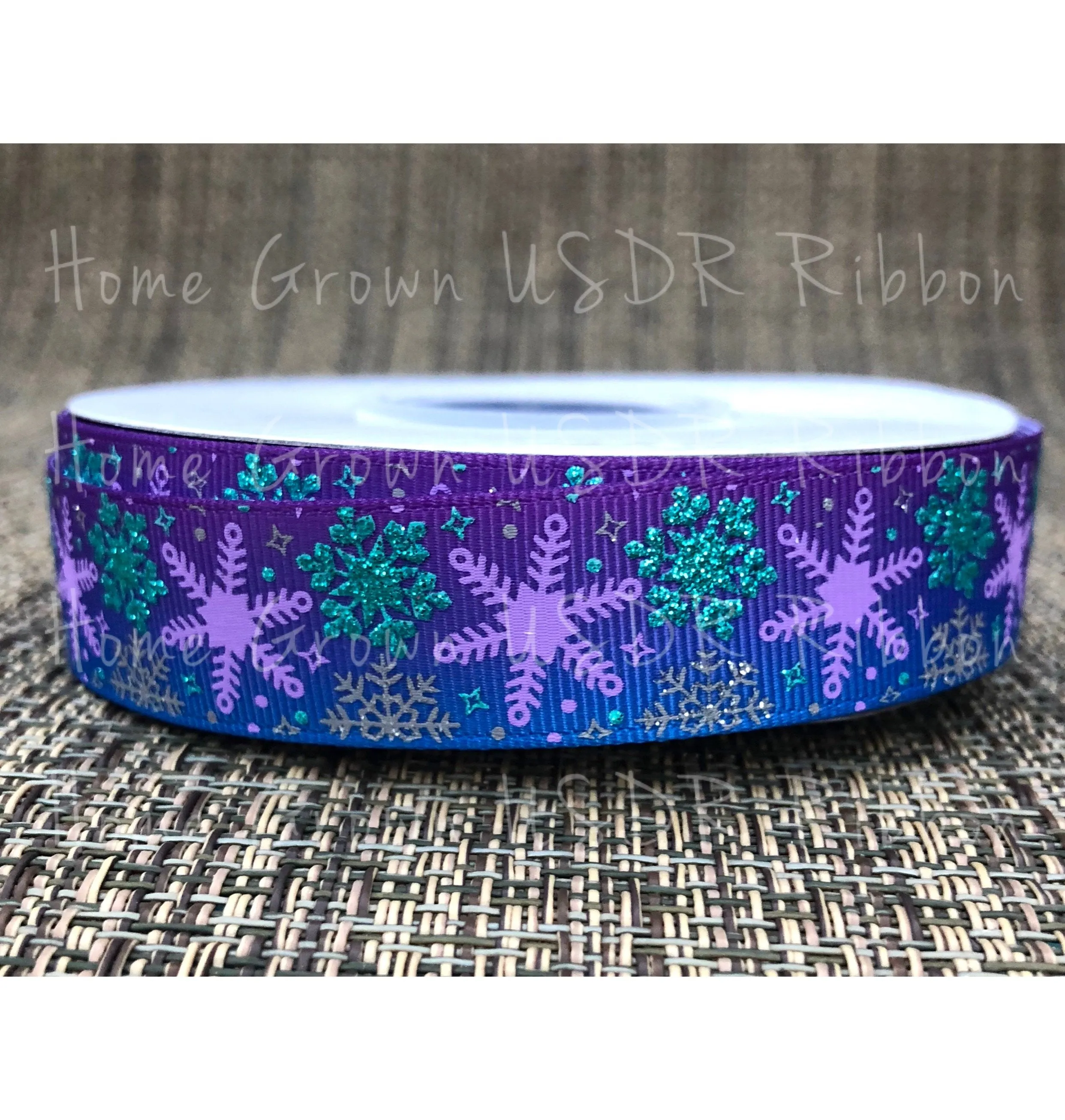 Snowflakes are Kisses From Heaven Filler USDR Ribbon 7/8 Inch