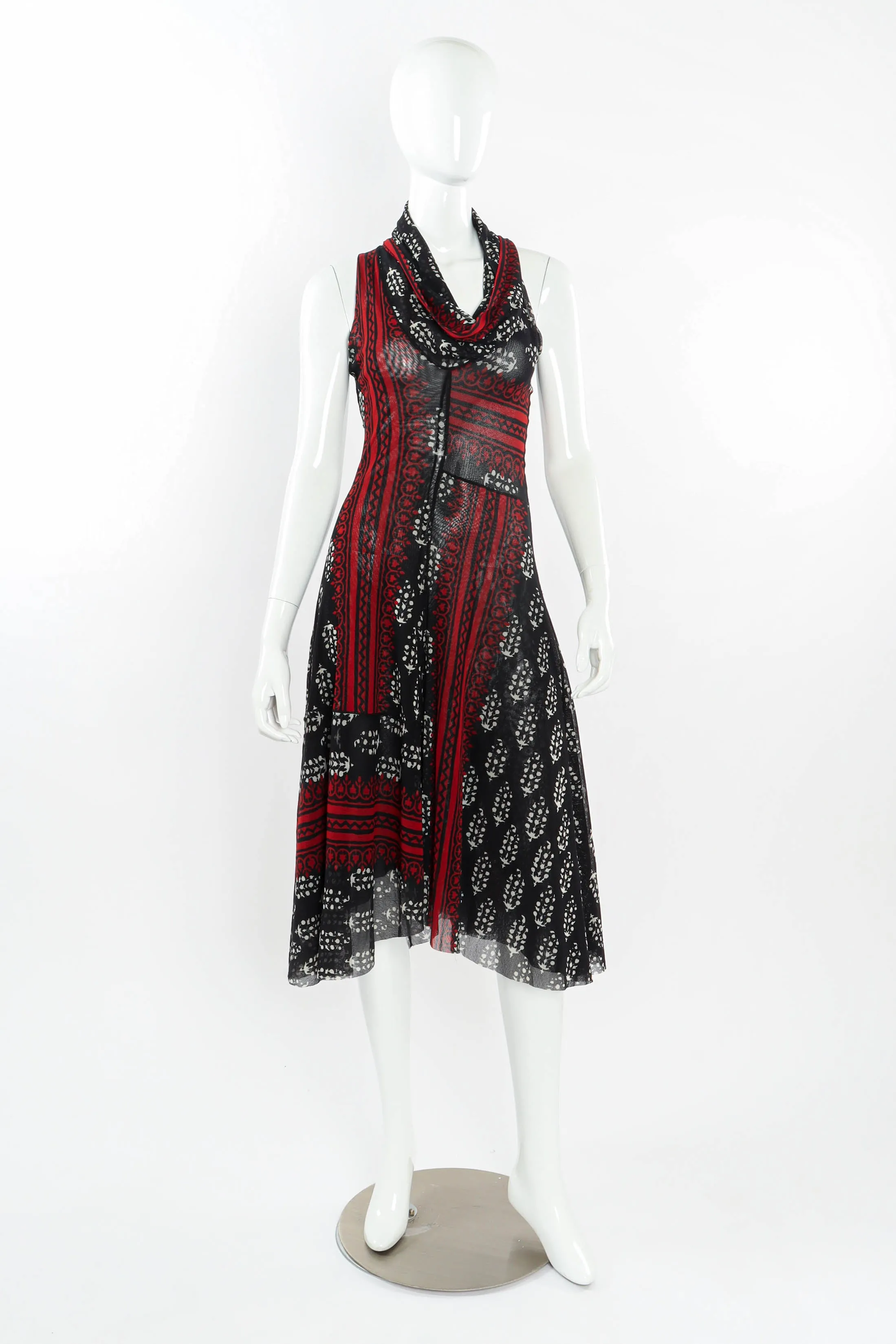 Soleil Fleur & Leaf Print Dress