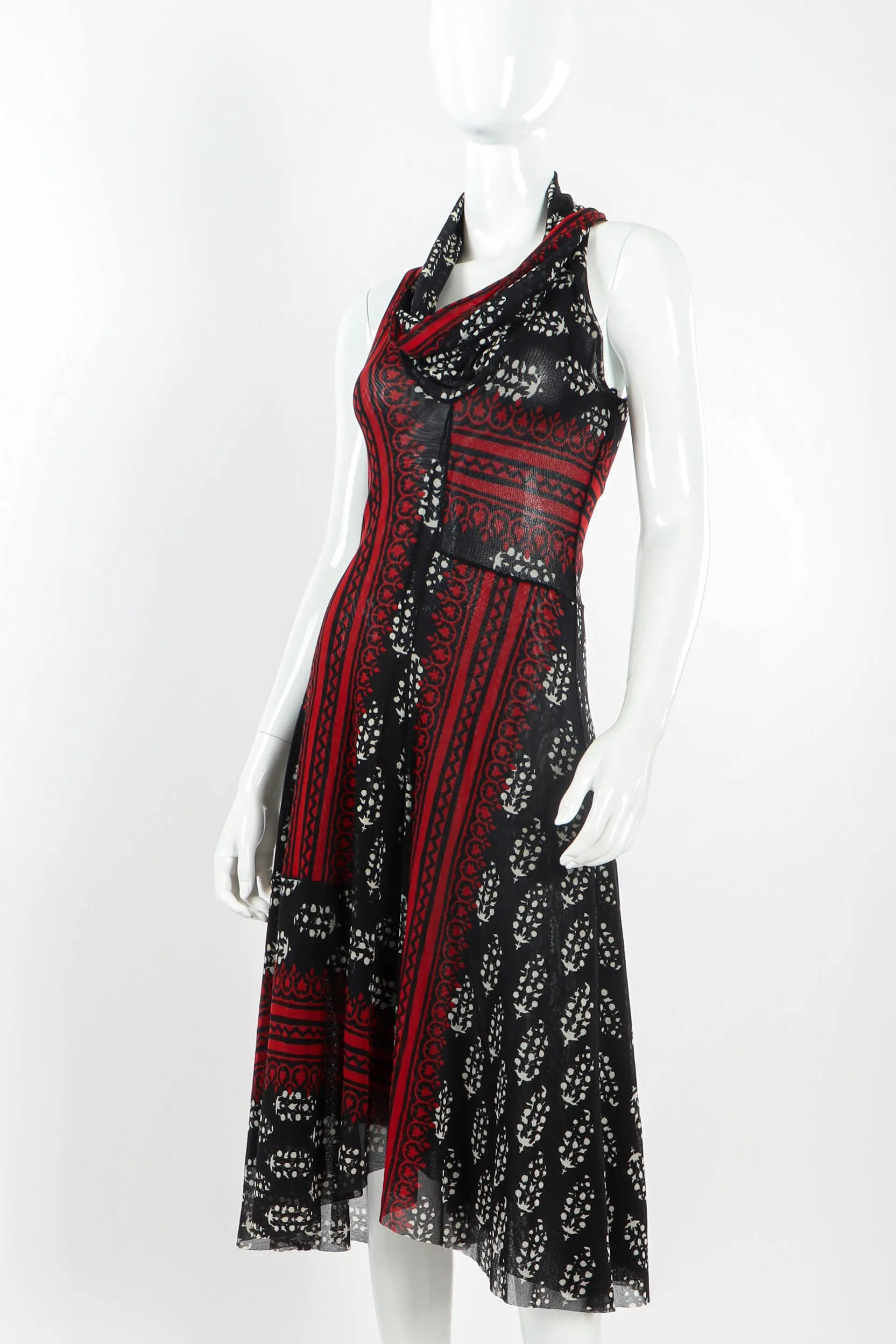 Soleil Fleur & Leaf Print Dress