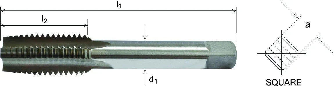 SOMTA - Series 501 HSS Metric Tap M7 x 1.0 Intermediate