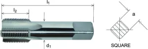 SOMTA - Series 581 HSS NPS 1" Taper Tap - Taper Pipe Tap