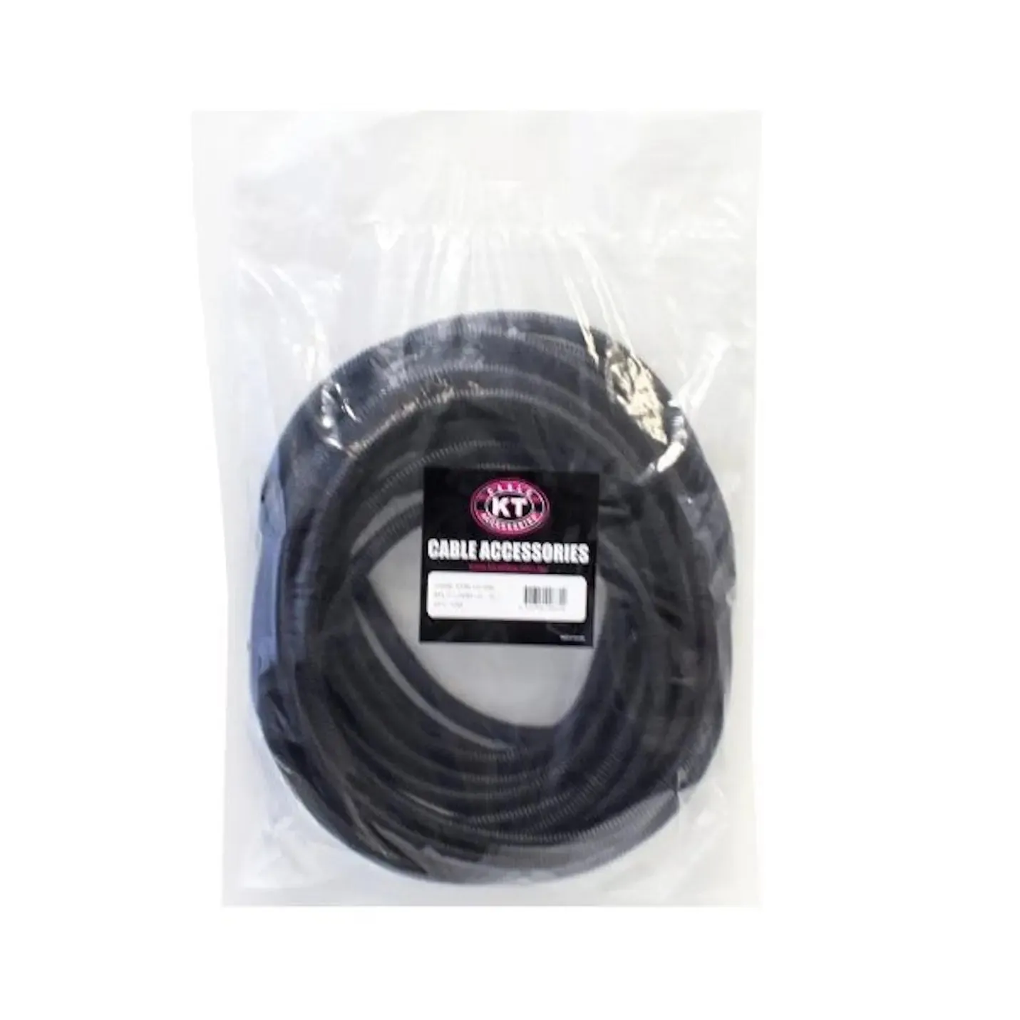 Split Loom Tubing Black 16mm x 10M