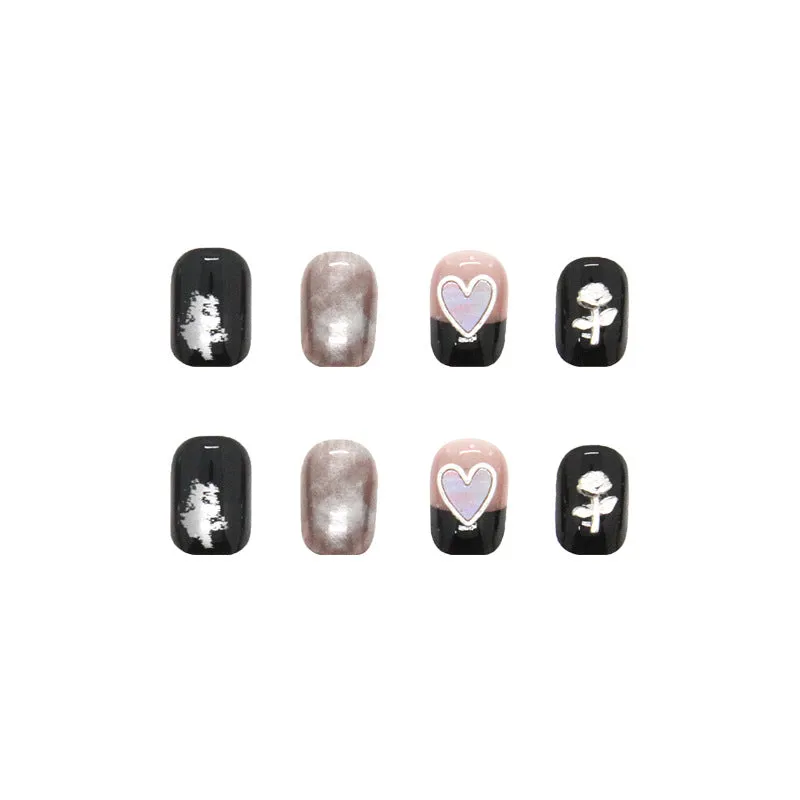 Square three-dimensional love dark sweet cool